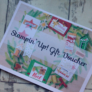 Christmas Wreath Gift Voucher (Instant Download & Print)