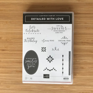 Detailed With Love | Retired Clear-Mount Stamp Set  | Stampin' Up!®
