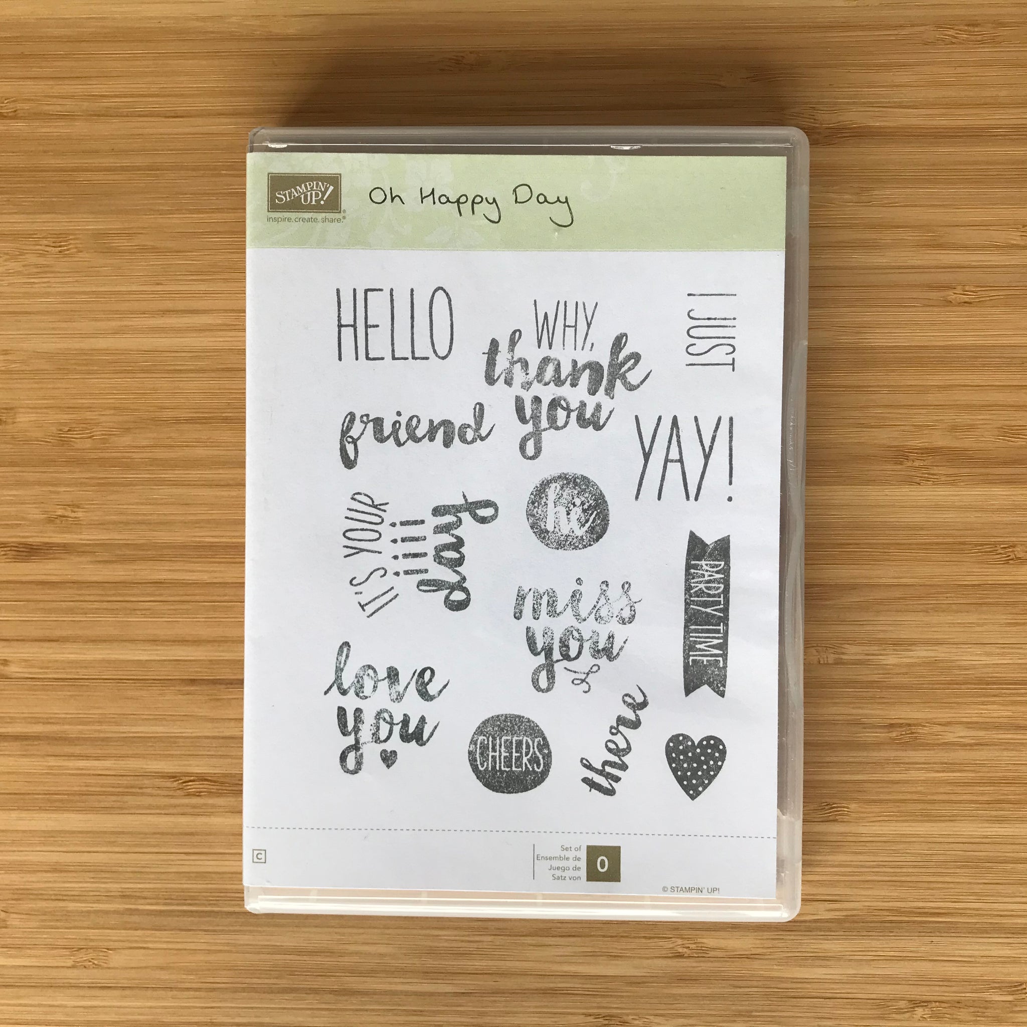 Oh Happy Day | Retired Clear Mount Stamp Set  | Stampin' Up!®