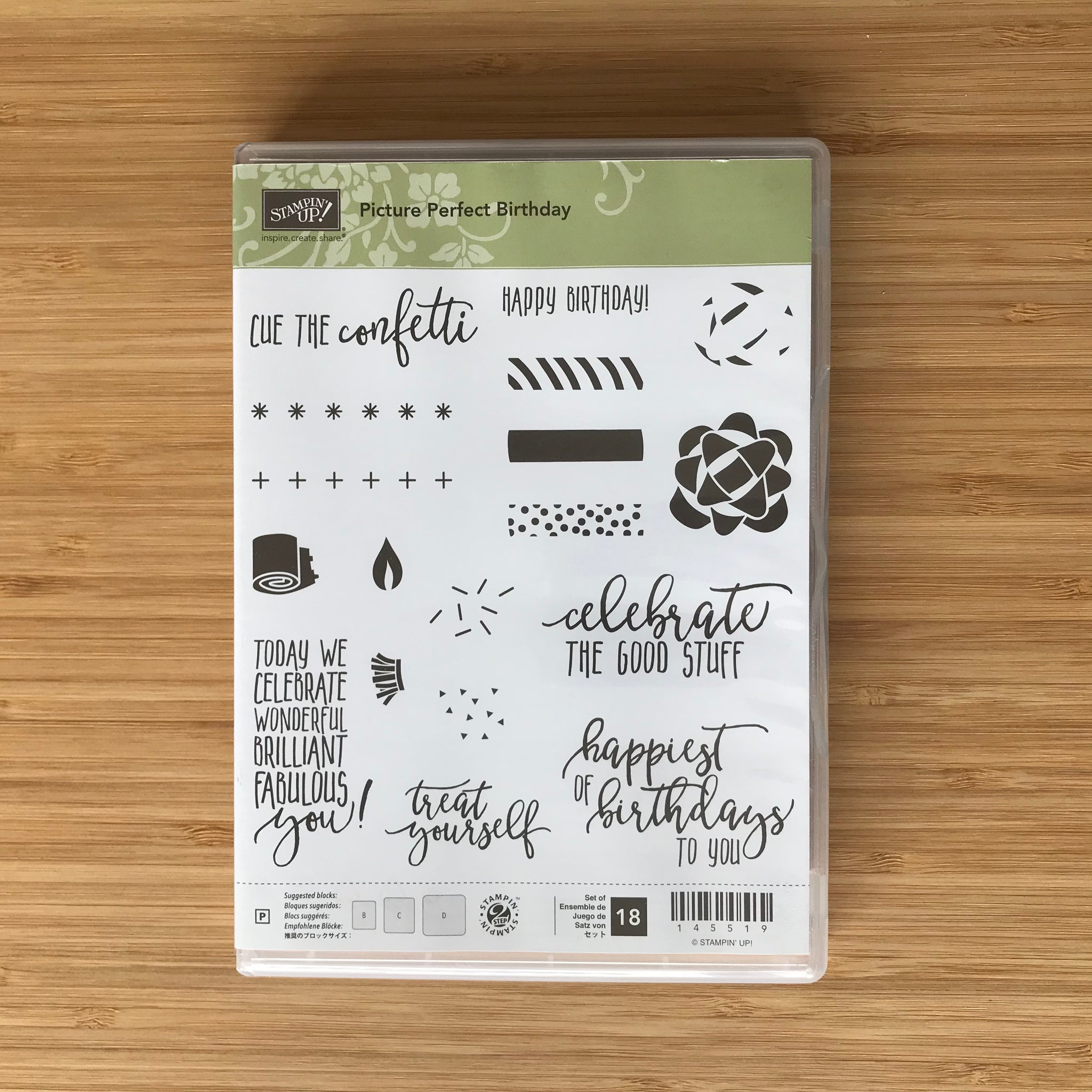 Picture Perfect Birthday | Retired Photopolymer Stamp Set  | Stampin' Up!®