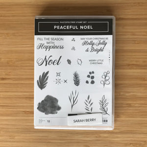 Peaceful Noel | Retired Photopolymer Stamp Set  | Stampin' Up!®