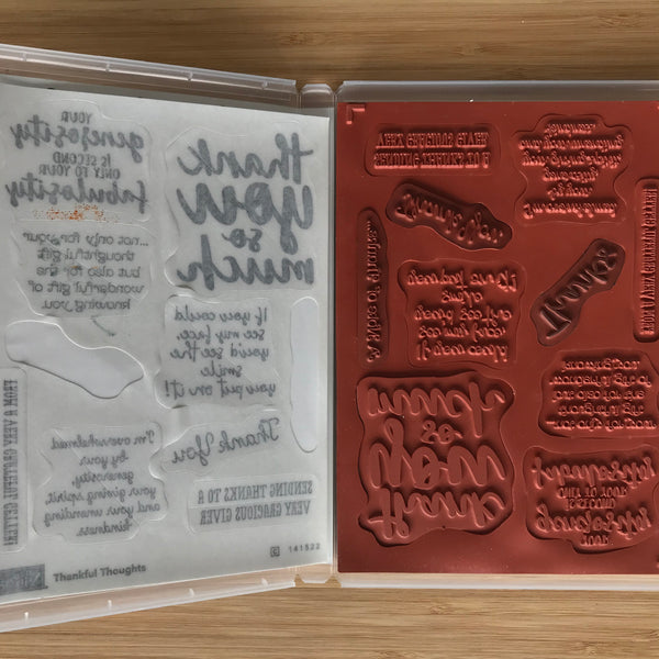 Thankful Thoughts | Retired Clear Mount Stamp Set  | Stampin' Up!®