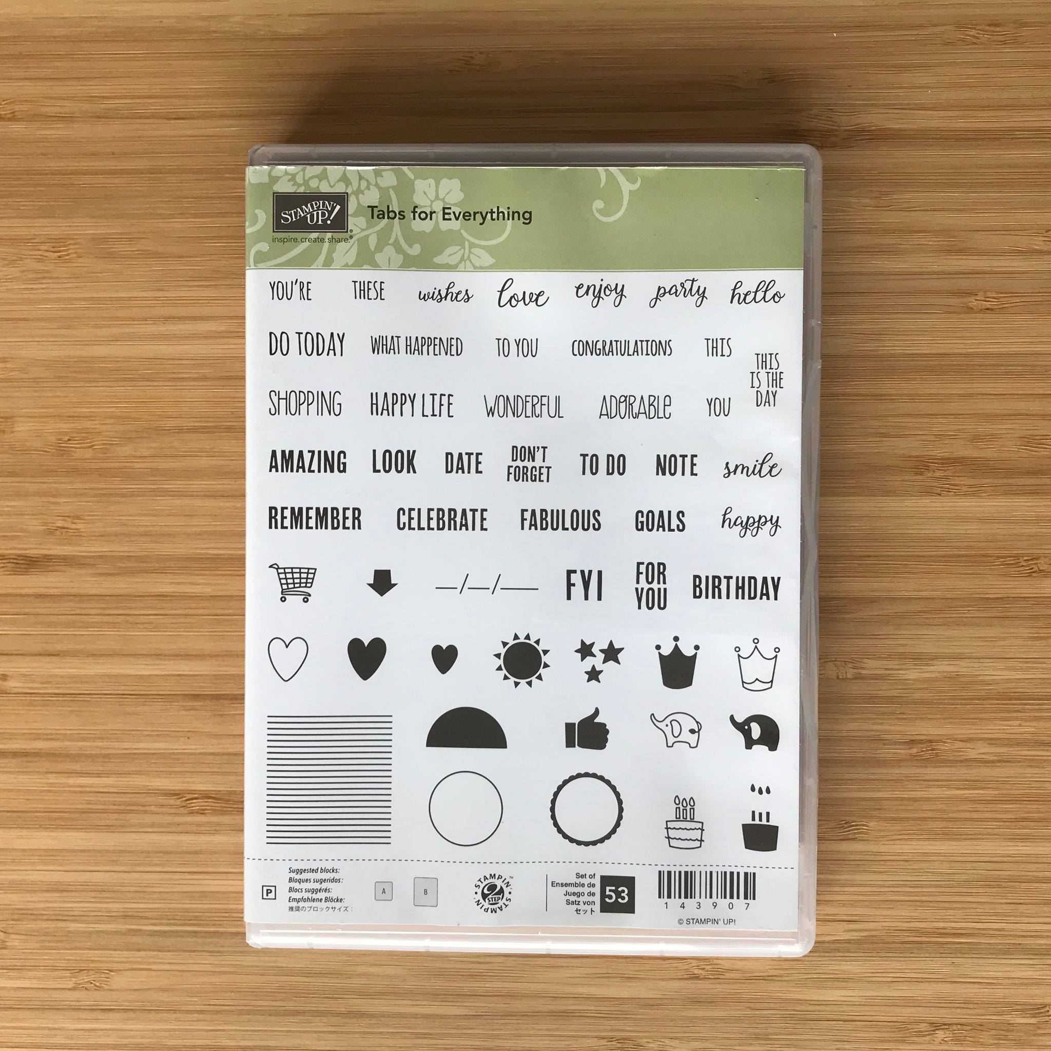 Tabs for Everything | Retired Photopolymer Stamp Set  | Stampin' Up!®