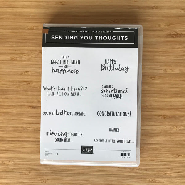 Sending You Thoughts | Retired Cling Stamp Set  | Stampin' Up!®