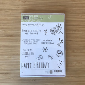Perennial Birthday | Retired Clear-Mount Stamp Set | Stampin' Up!®
