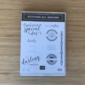 Stitched All Around | Retired Clear-Mount Stamp Set & Dies | Stampin' Up!®