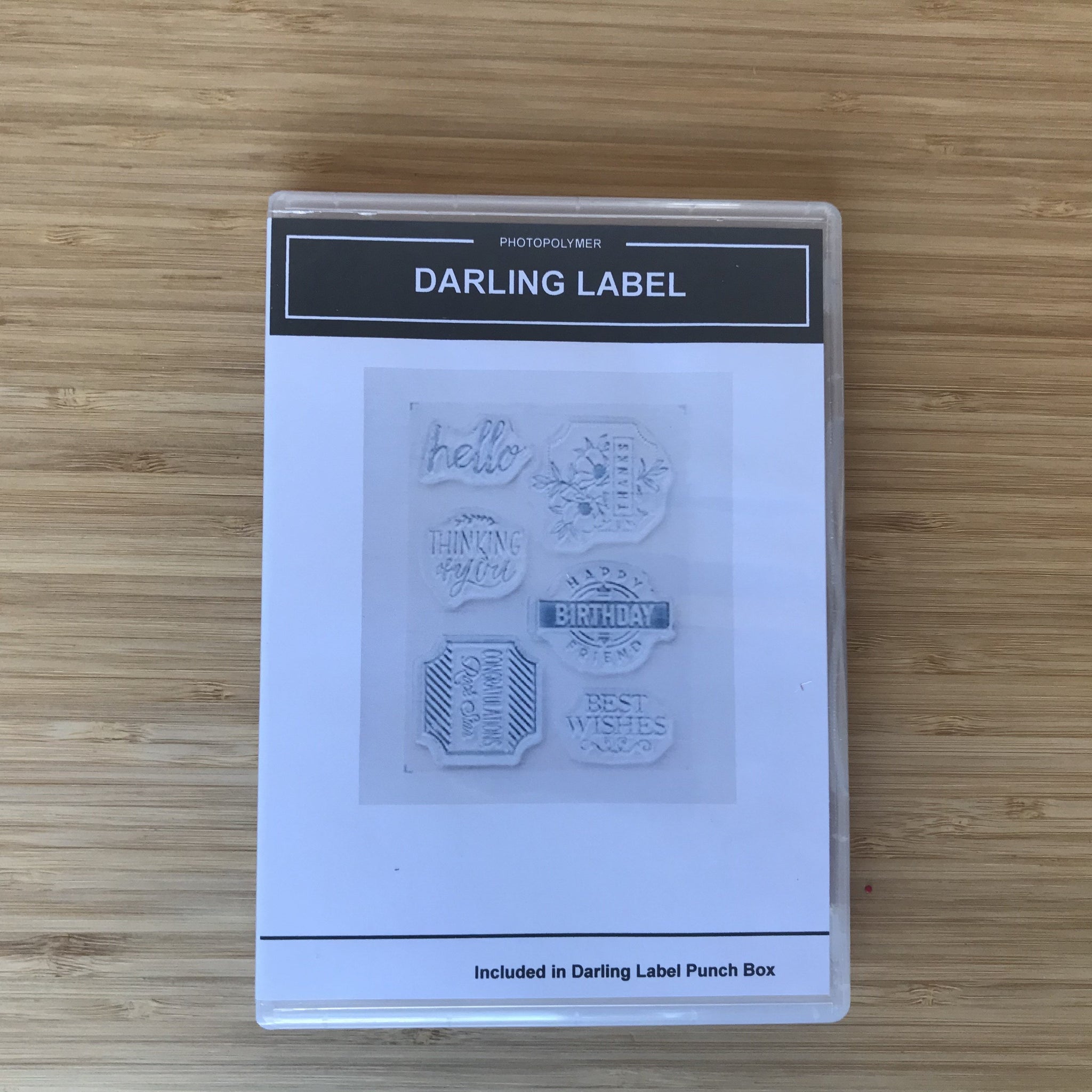 Darling Label | Retired Photopolymer Stamp Set | Stampin' Up!®