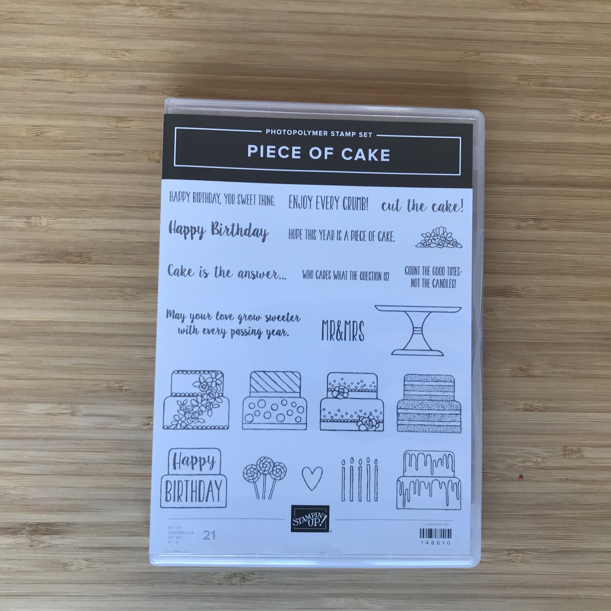 Piece of Cake | Retired Photopolymer Stamp Set | Stampin' Up!®