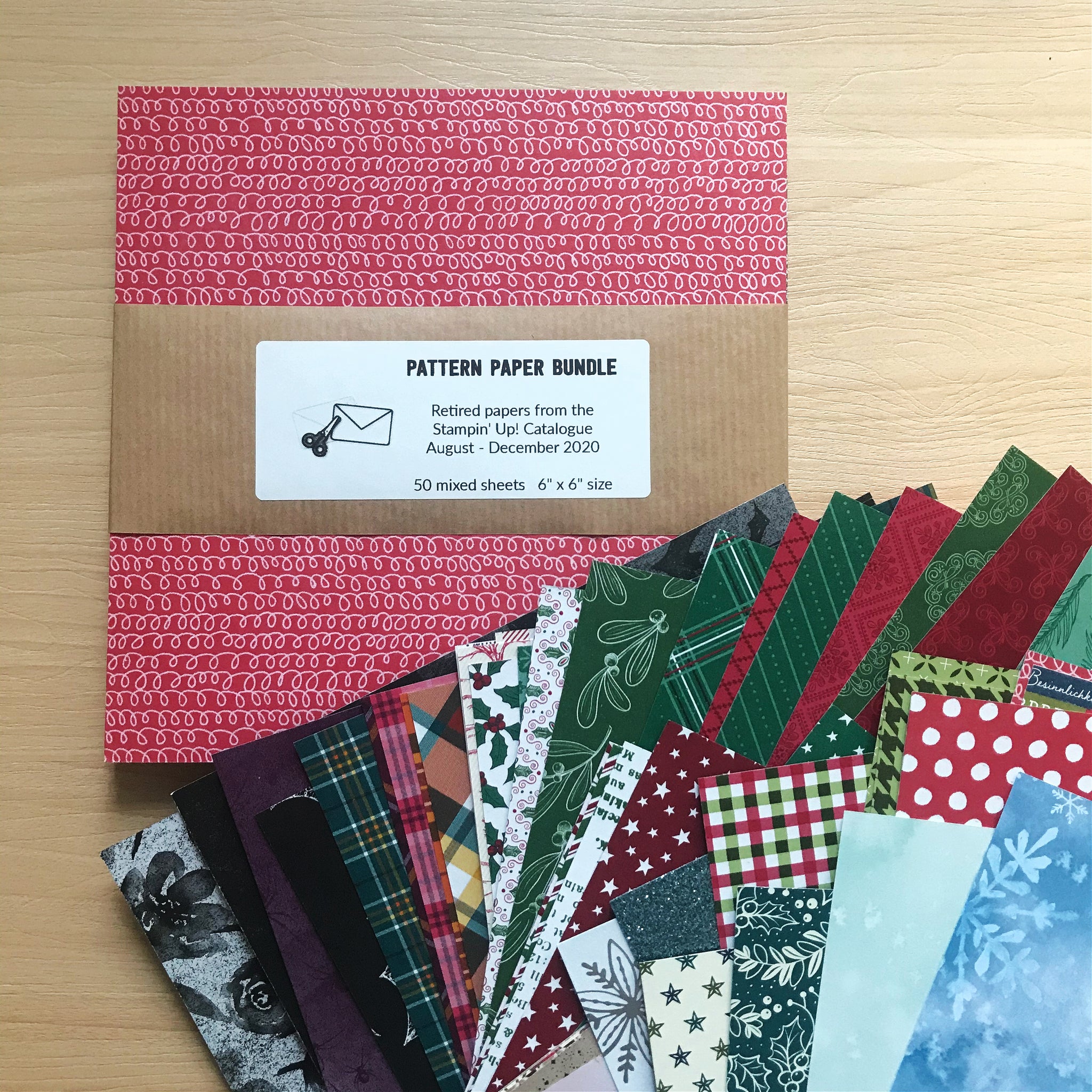 Retired Christmas & Autumn Pattern Paper Mix Bundle
