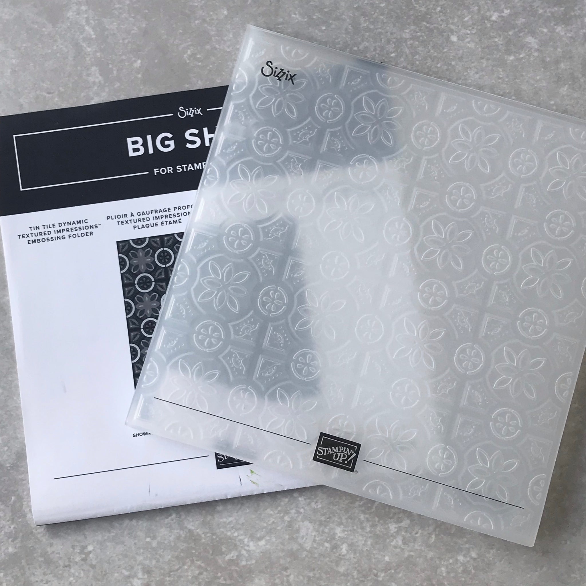 Tin Tile Dynamic (3D) | Retired Embossing Folder | Stampin' Up!®