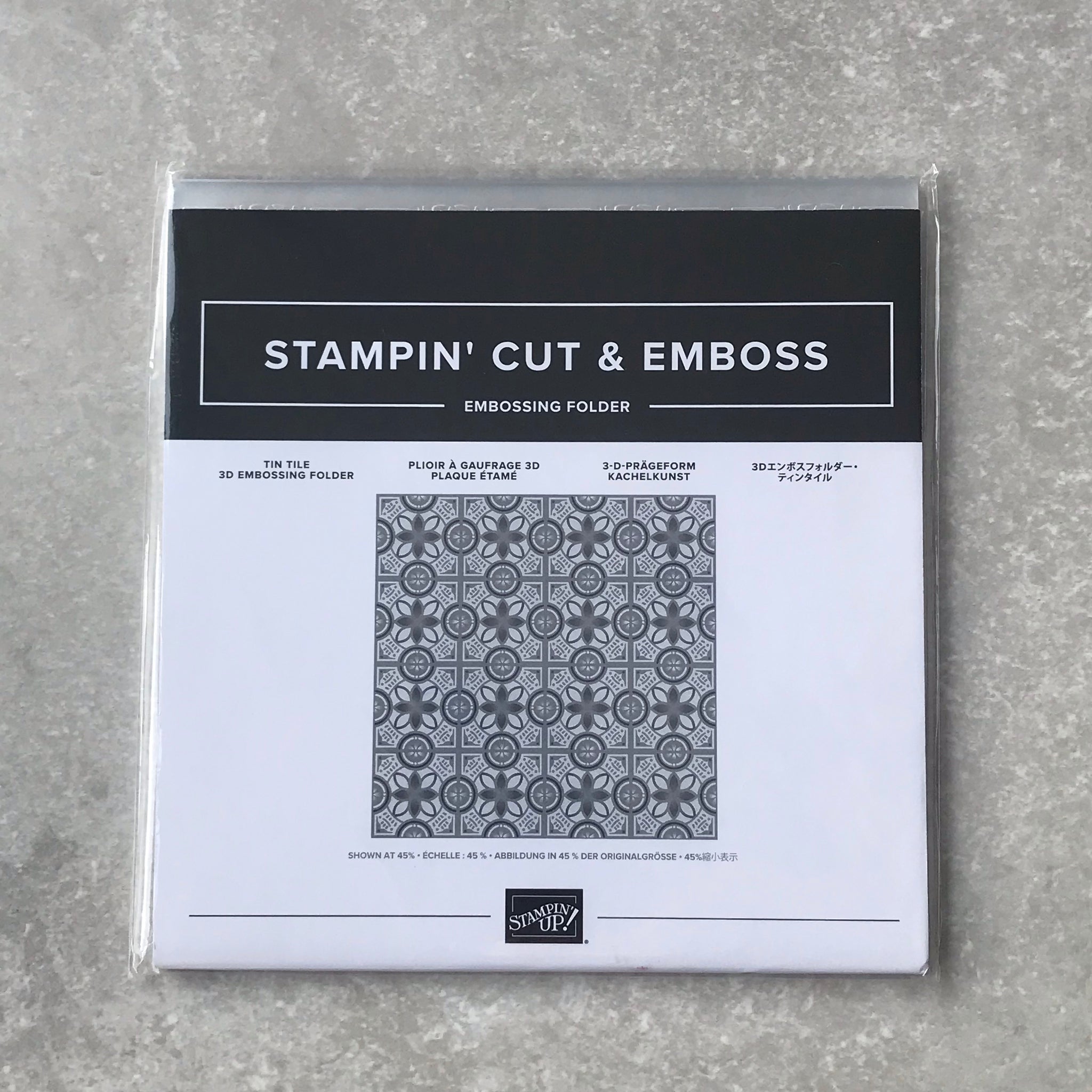 Tin Tile 3D | Retired Embossing Folder | Stampin' Up!®